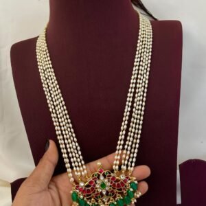 Pearl Chain With Jadau Pendent