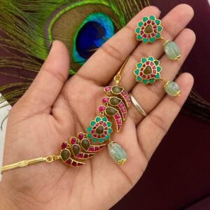 Parrot Jadau Choker